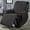 Graphite, variant on Stonecrest Waterproof Recliner Cover, MicroSuede Slipcover, Stay in Place (Chocolate, 23" Regular Recliner)