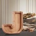 thumbnail image 4 of Agiferg Personalized Wooden Name Money Box Wooden Deposit Box Twenty Six English Letters, 4 of 6