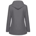 thumbnail image 3 of Veste Légère Femme Veste de Pluie Unie pour Femmes Vestes d'Extérieur Imperméable Imperméable à Capuche Coupe-Vent Veste Légère pour Femmes en Liquidation, 3 of 6