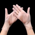 thumbnail image 4 of Clear 100PCS Disposable TPE Gloves Thicken Transparent Food Grade for Kitchen Baking Cooking Cleaning, 4 of 8