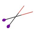 thumbnail image 3 of Hammer Marimba Mallets Carbon Fiber Cotton Thread Drum Stick Mallet Hammer for Bass Percussion Instruments, 3 of 7