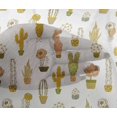 thumbnail image 5 of oneOone Viscose Chiffon Yellow Fabric Cactus Fabric For Sewing Printed Craft Fabric By The Yard 42 Inch Wide, 5 of 5