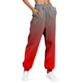 thumbnail image 1 of Womens Gradient Sweatpants Casual Loose Trousers With Pockets High Waist Pants, 1 of 3