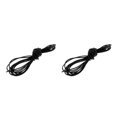 thumbnail image 4 of Thinsony 2mm Elastic Bungee Rope Shock Cord Tie Down - Boat/Trailer Covers Black 5m 2Set, 4 of 6