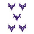thumbnail image 3 of maskred Beautiful And Easy To Rhinestones Applique Sew On Beads Trim Patches Versatile Beautiful And Elegant purple 5Set, 3 of 6