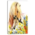 thumbnail image 2 of Design Art - Horse and Foal with Meadow, 2 of 3