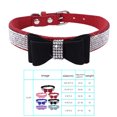 thumbnail image 3 of pitrice Bling Crystal Cat Collar Metal Adjustable Puppy Bow Tie Rhinestone Soft Collars Pet Supplies for Small Medium Dogs, 3 of 3