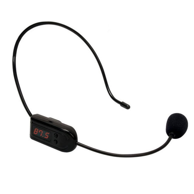 MesaSe FM Wireless Microphone Headset Megaphone Radio Mic for Loudspeaker Audio Equipment