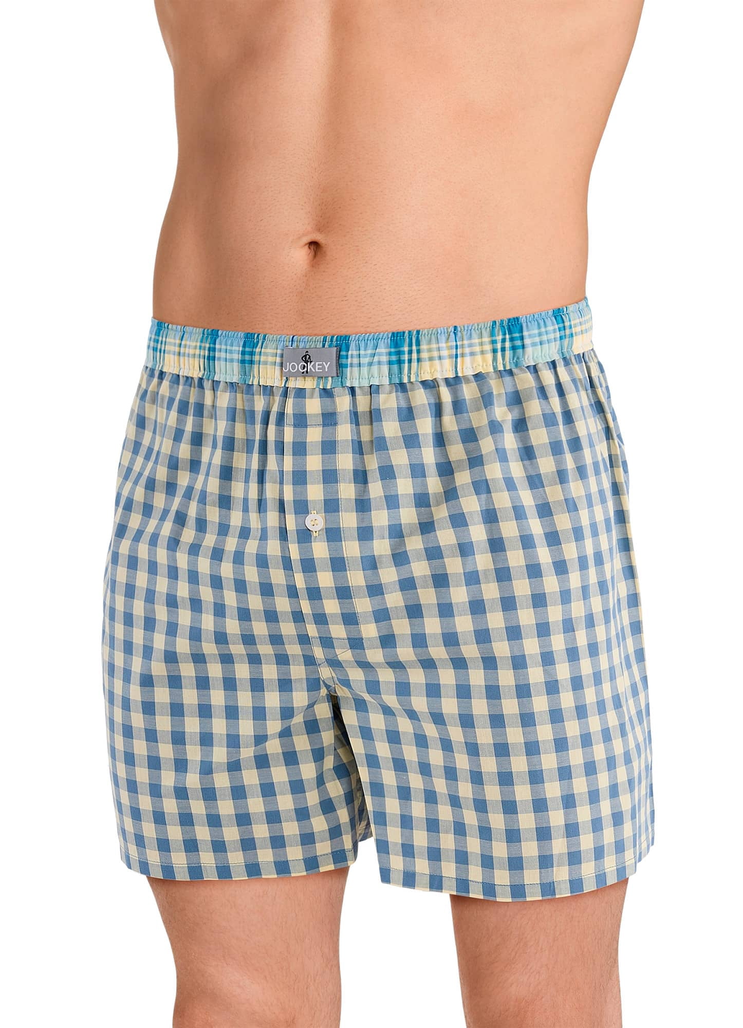 Jockey Caleçon Tissé en Coton 100 % de 5 Po