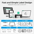 thumbnail image 2 of Nelko Bluetooth Thermal Shipping Label Printer, Wireless 4x6 Shipping Label Printer for Small Business, Support Android, iPhone a, 2 of 9