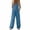Blue#jumpsuits for women plus size, variant on SZJXBUY Women’S Jumpsuit Plus Size Dressy Casual Deep V Neck Sleeveless Jumpsuits Summer Button Down Cotton Linen Wide Legs Loose Overall with Pockets Blue,XXL