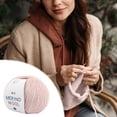 thumbnail image 2 of Vrorvz Premium Hand woven Wool Yarn for Versatile Knitting for Scarves,Hats,Sweaters High Durability and Warmth Soft and Even Texture Wide Color Selection Available, 2 of 5