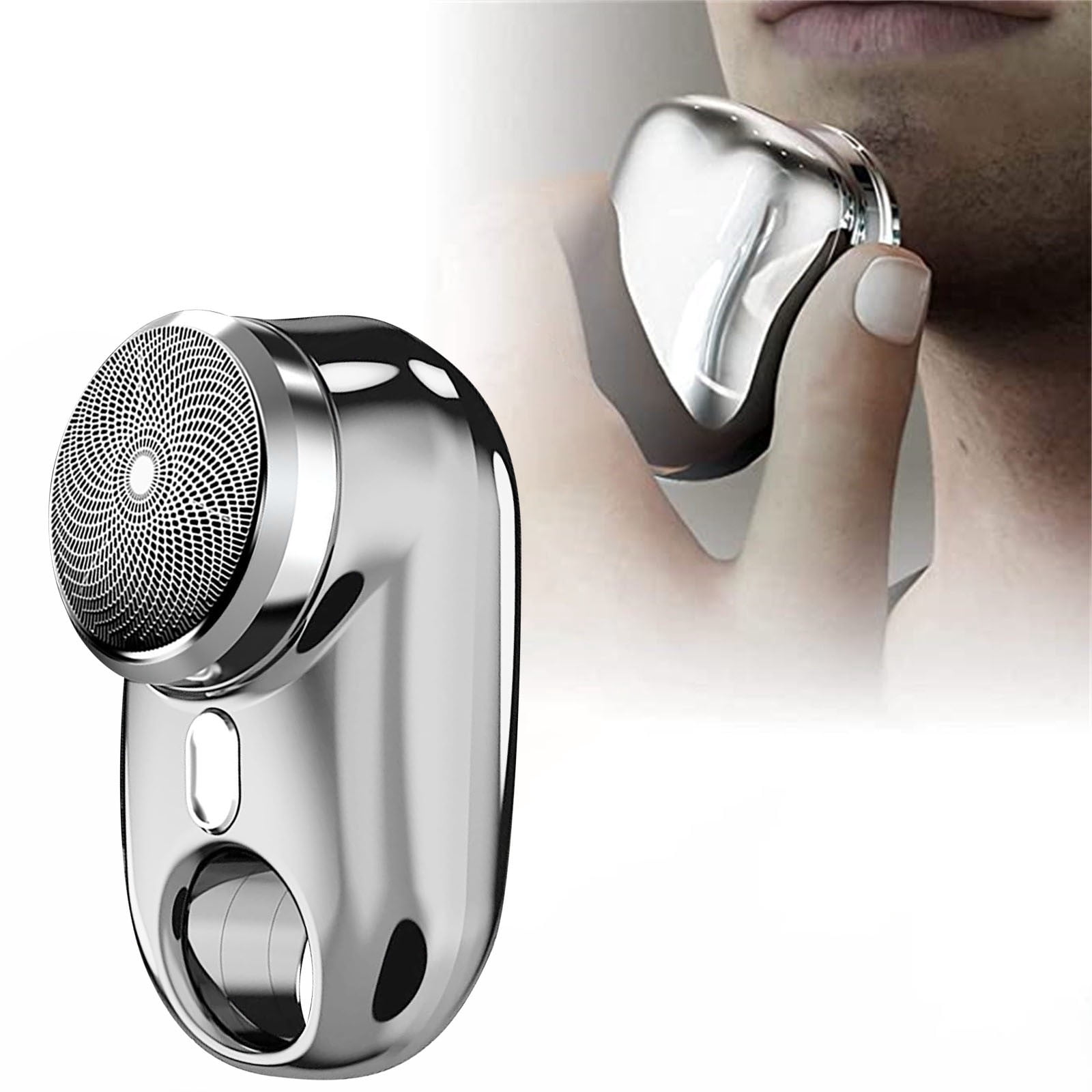 Electric Razor for Men,Mini Shaver Portable Electric Shaver 2024 Upgrade Travel Electric Shaver Pocket Electric Shaver Rechargeable Mini Shaver Men Shave BeardMen Father's Day Gift