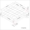 thumbnail image 5 of Atlin Designs Ottomane de Table Basse de Rangement en Gris Pierre, 5 of 5