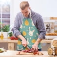 thumbnail image 1 of Vaidha Easter Home Printing Linen Imitation Apron Kitchen Fouling Multi Functional Apron, 1 of 3