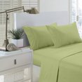 thumbnail image 1 of Martha Collection 1800 Series Embossed Deep Pocket Sheet Set - Super Soft & Wrinkle Free - Luxurious Bed Sheets Set (Queen, Sage), 1 of 4