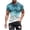 Blue, variant on lcziwo Mens Shirt Big and Tall Short Sleeve 3D Print Graphic Tee Shirts Muscle Tops Casual Loose Crewneck Pullover Trendy Clothes 2024