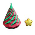 thumbnail image 3 of SIfdSeng Baby Learning Toys 3D Printed Christmas Tree Spiral Toy Interactive Decompression Model for Adults Colorful Holiday Themed Desktop Decoration Ideal for Stress and Play Christmas Toy, 3 of 3