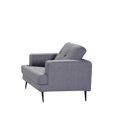thumbnail image 3 of Topline Home Furnishings Chair Grey Fabric, 3 of 3