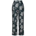 thumbnail image 4 of Pantalon Long Décontracté d'Été pour Femmes, Imprimé, Bandage, 4 of 7