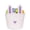 H, variante sur TopLLC Panier de Pâques pour Enfants Nouveau Panier de Pâques pour Filles/garçons Panier de Pâques pour Bébé avec Poignée Panier Lapin Vide Fournitures de Pâques