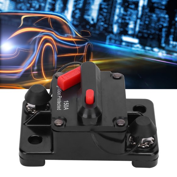 Copper Circuit Breaker Fuse Holder Support Automatic Reset, Over Current  for Car, Wall Installation