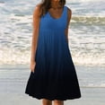thumbnail image 2 of Yuyuzo Robes d'Été pour Femmes Robe Décontractée d'Été pour Femmes Sans Manches à Col Rond Tunique Ample Robe Débardeur Robe Bohème de Plage pour les Vacances, 2 of 7