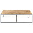 thumbnail image 2 of vidaXL Table Basse 140x140x40 cm Bois de Manguier Brut, 2 of 4