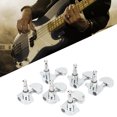 thumbnail image 4 of Guitar Machine Head Tuner,Guitar Machine Head Tuner Metal Semicircle Totally Sealed Guitar Tuning Pegs Tuning Pegs for Replacement 3L3R, 4 of 7
