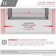 thumbnail image 4 of Stylish Undermount 45" Stainless Steel Single Bowl Workstation Kitchen Sink with 8 accs S-615W, 4 of 17
