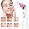 thumbnail image 4 of Blackhead Remover Blackhead Remover Blackhead Sucker Pore Cleaner Blackhead Remover Professional Pimple Remover USB Charging Vacuum Sucker Pore Sucker Set White / Pink, 4 of 7
