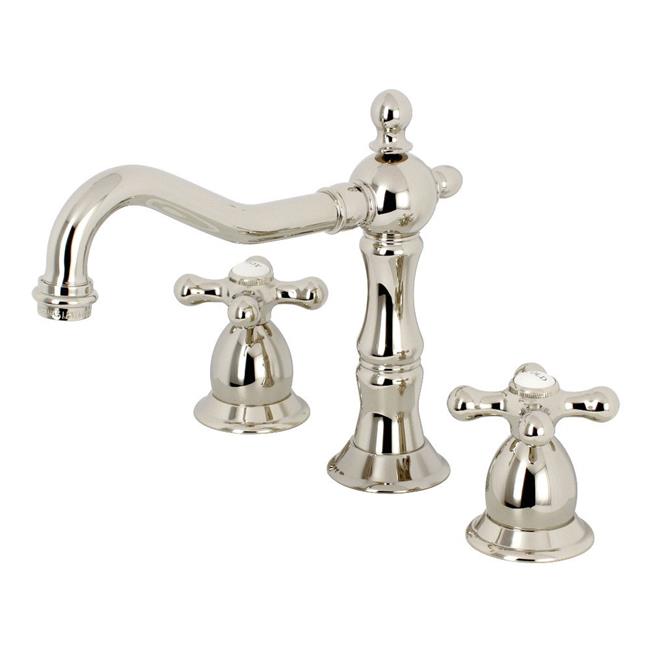 Kingston Brass KS1976AX Robinet de Lavabo à Large Diffusion 8 Po, Nickel Poli