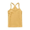 thumbnail image 4 of Tranfacy Fall Vest Girls Tank Tops for Kids 1-13 Years Solid Color Soft Sleeveless Camisole Fashion Basic Tops for Layer, 4 of 6