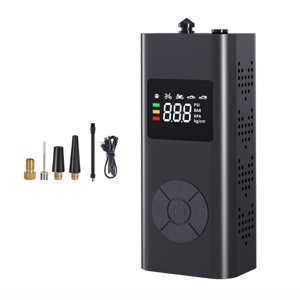 Multifunctional Cordless Car Tire Pump USB Rechargeable Mini Digital Display Air Pump Tire Inflator Portable