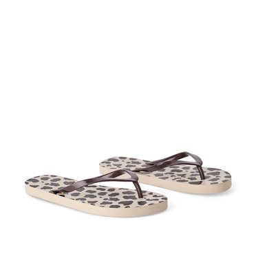 Tongs imprimées Time and Tru pour femmes