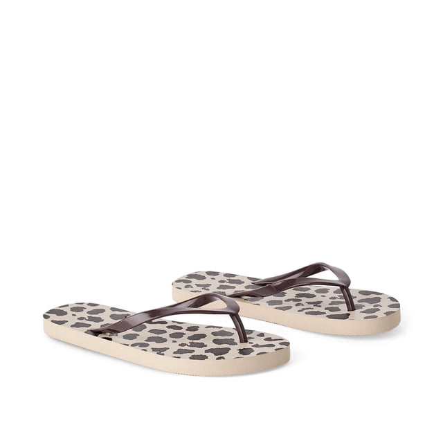 Tongs imprimées Time and Tru pour femmes