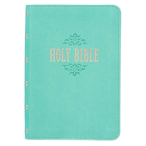 Sainte Bible: KJV Édition Compacte en Gros Caractères: Aqua