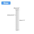 thumbnail image 2 of Unique Bargains Compression Spring, 5 Pack 304 Stainless Steel, 6mm OD, 0.8mm Wire, 45mm Length, 2 of 6