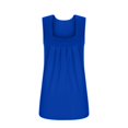 thumbnail image 4 of Timegard Camisoles pour Femmes à Encolure Carrée Plissée Sans Manches Confortables Chic Décontracté Tunique Haut Chemise Blouse, 4 of 7