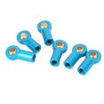 thumbnail image 3 of M3 Tie Rod End Ball Joint, Lightweight Aluminum Alloy M3 Link Rod End Ball Head Fine Workmanship 6Pcs  for RC Modification Blue,Purple, 3 of 7