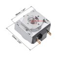 thumbnail image 2 of Unique Bargains Time Controller Timer Switch 90 Minutes 90M Round Shaft Replacement Timer for Electronic Microwave Oven Cooker 1pcs, 2 of 4
