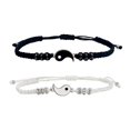 thumbnail image 1 of 2 Pcs Tai Chi Couple Bracelet Hand-Woven Braided Rope Bracelets For Friendship Lover Bracelets, 1 of 8