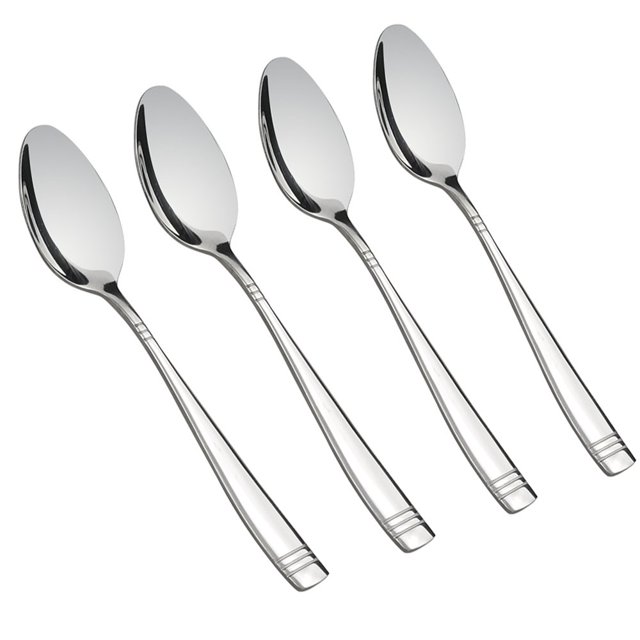 Obstnny Cuillère à Dessert en Acier Inoxydable 6,5 Pouces Ensemble de 12