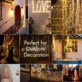 thumbnail image 3 of USB LED Light String Home Office Garden Waterproof Remote Control Timer Lamp String 10m 100LEDs Warm White, 3 of 7
