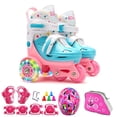 thumbnail image 1 of Flash Skating Shoes Kids Beginner Roller Skating Shoes Set Children, 1 of 8