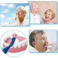 thumbnail image 2 of Brosse pour Dentiers Durs de Qualité Supérieure Brosse à Dents Résistante à l'Usure Brosse pour Dentiers Durs en Plastique Poils Multicouches Réutilisable Portable Brosses à Dents Double Face, 2 of 7