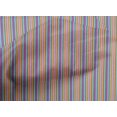 thumbnail image 3 of oneOone Tissu Popeline de Coton Tissu à Imprimé Rayures Multicolores BTY 42 Pouces de Large, 3 of 3