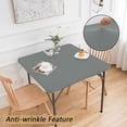 thumbnail image 4 of Antqov Square Fitted Tablecloth 34x34" Stretch Square Wrapped Stretch Table Cover Square Tablecloth Table Cover for Kitchen Dining Picnic Patio Outdoor Party Tables, 4 of 6