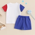 thumbnail image 3 of TopLLC Ensembles de Débardeurs à Col Rond Mode Garçons T-Shirts Décontractés à Manches Courtes Col Rond Col Bouton Ensembles de Shorts Imprimés Blouse pour Femmes, 3 of 7