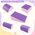 thumbnail image 3 of Gymax 5 PCS Kids Climb & Crawl Activity Playset Soft Foam Block Toddler Play Structure, 3 of 10